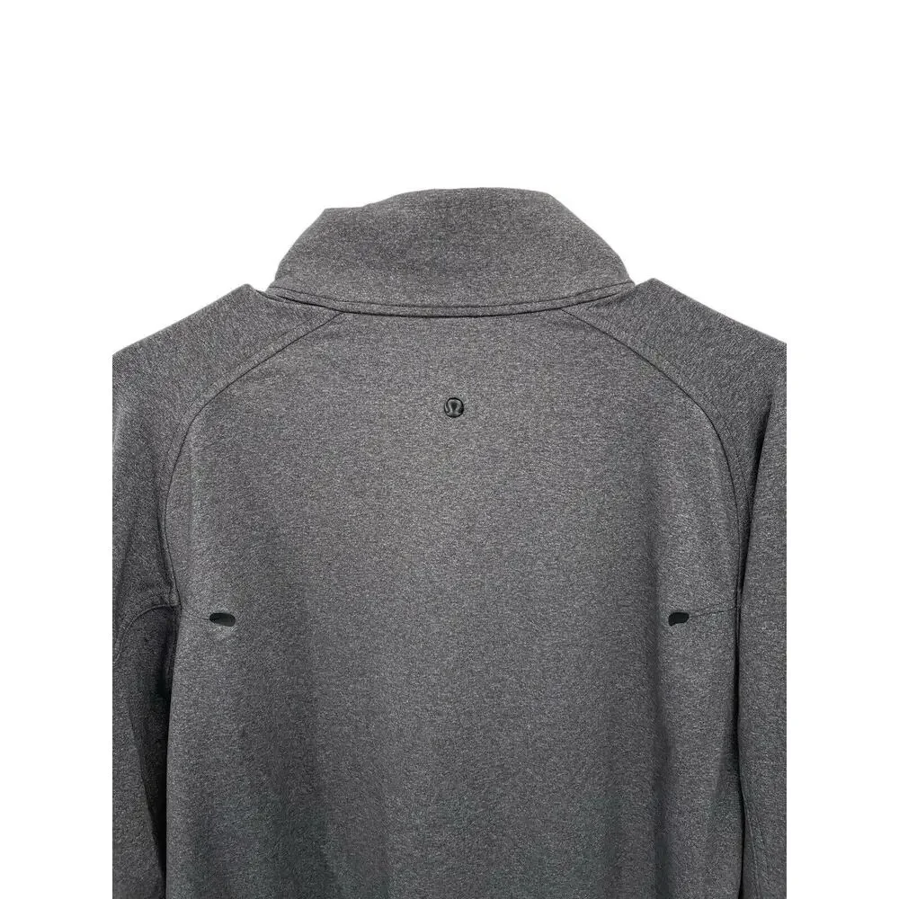 Lululemon City Tech Jacket Full Zip Heather Gray Blue Size XL
